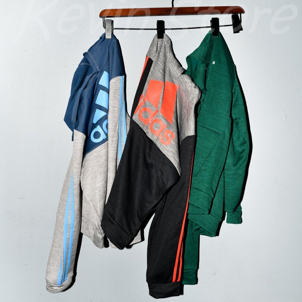 3 adidas Youth Tech Hoodies.‎ Price is for 3.